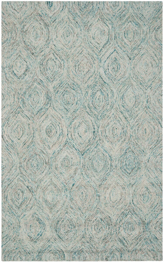 Safavieh Ikat Ikt631A Ivory / Sea Blue Rugs - Safavieh - ikt631a - 2