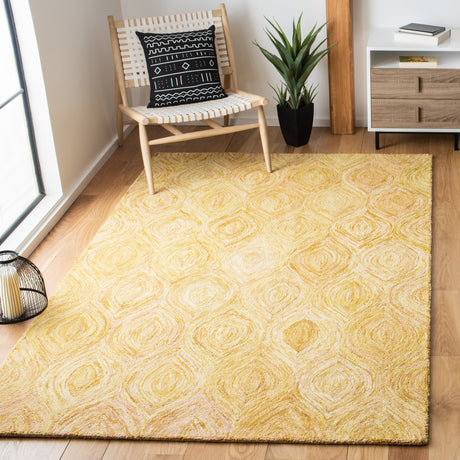 Safavieh Ikat Ikt631D Gold Rugs - Safavieh - ikt631d - 3
