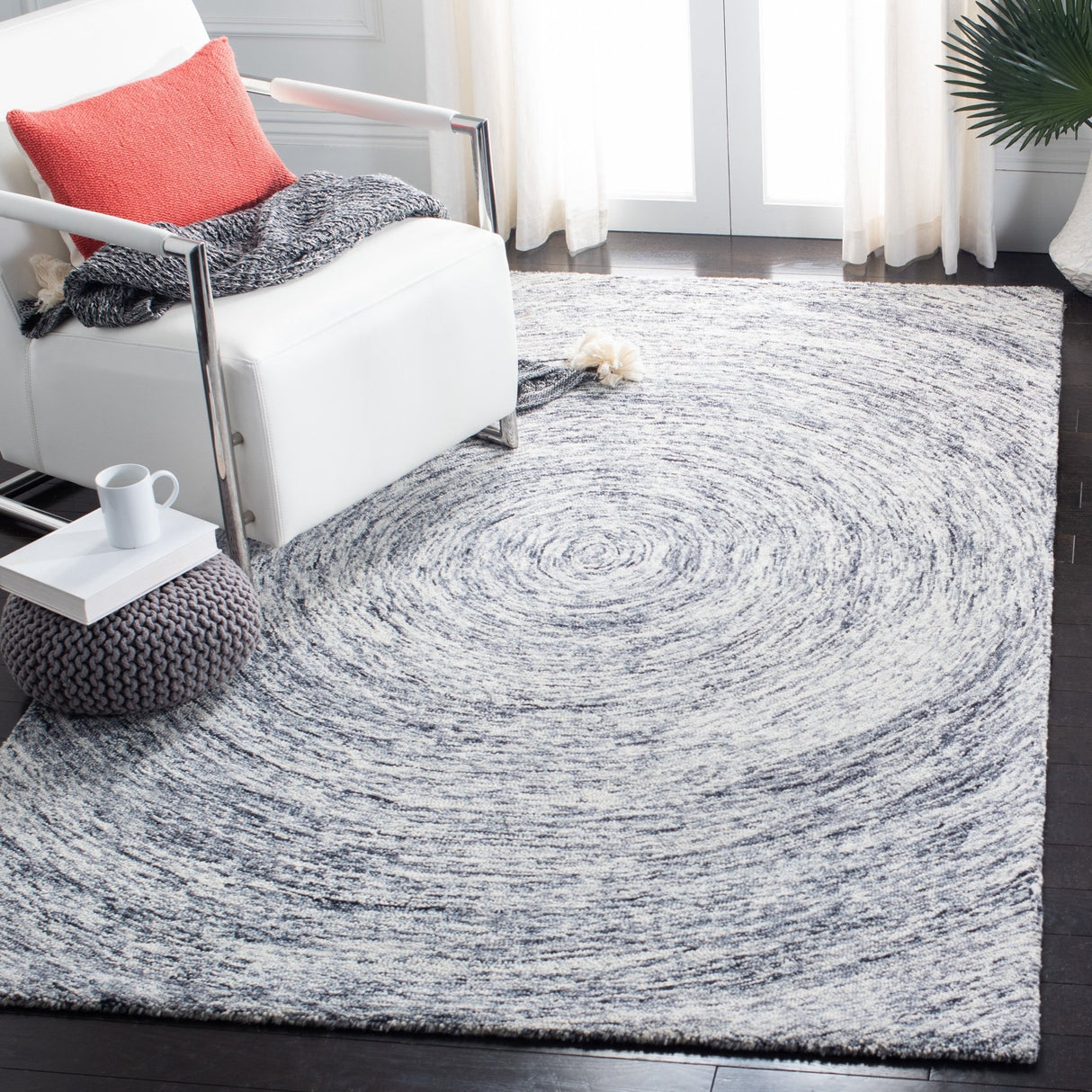 Safavieh Ikat Ikt633G Silver/Grey Rugs - Safavieh - ikt633g - 3