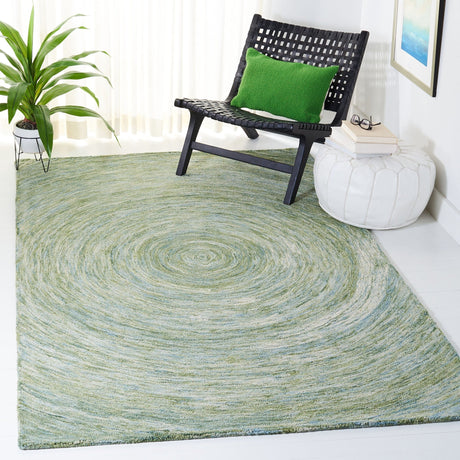 Safavieh Ikat Ikt633W Sage/Green Rugs - Safavieh - ikt633w - 3