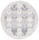 Safavieh Ikat Ikt651F Light Grey/Ivory Rug - Safavieh - ikt651f - 6r