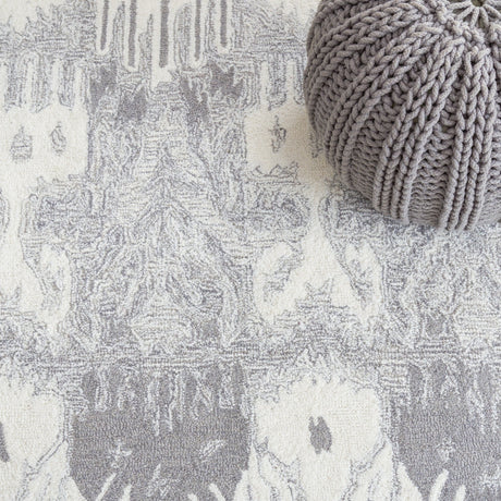 Safavieh Ikat Ikt651F Light Grey/Ivory Rug - Safavieh - ikt651f - 6r