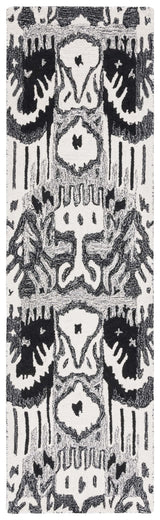 Safavieh Ikat Ikt651Z Black/Ivory Rug - Safavieh - ikt651z - 28