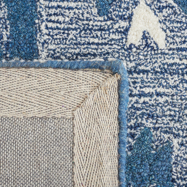 Safavieh Ikat Ikt652M Blue/Ivory Rug - Safavieh - ikt652m - 6r