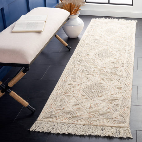 Safavieh Ikat Ikt801B Ivory/Grey Rug - Safavieh - ikt801b - 6r