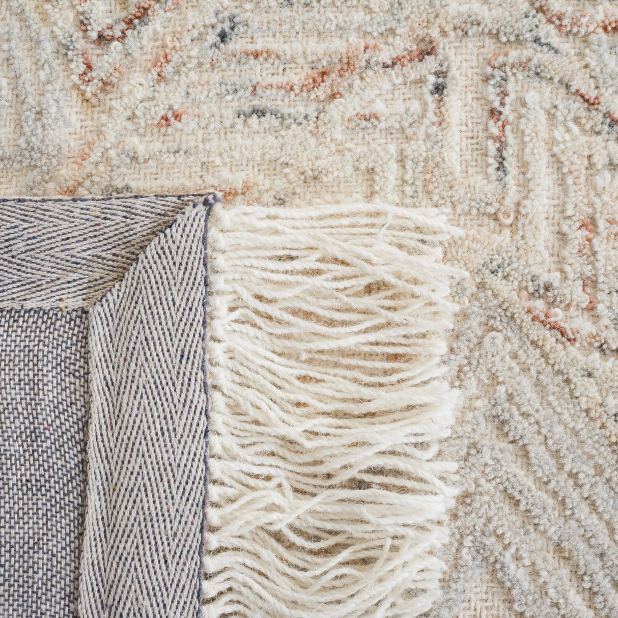 Safavieh Ikat Ikt801B Ivory/Grey Rug - Safavieh - ikt801b - 6r