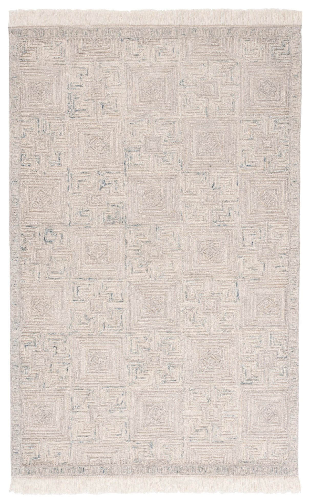 Safavieh Ikat Ikt802B Ivory/Grey Rug - Safavieh - ikt802b - 3