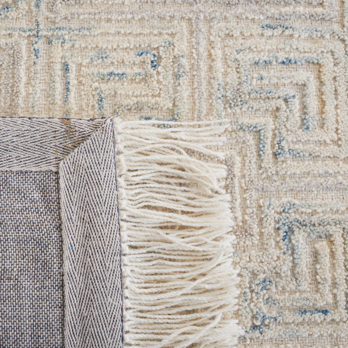 Safavieh Ikat Ikt802B Ivory/Grey Rug - Safavieh - ikt802b - 6r