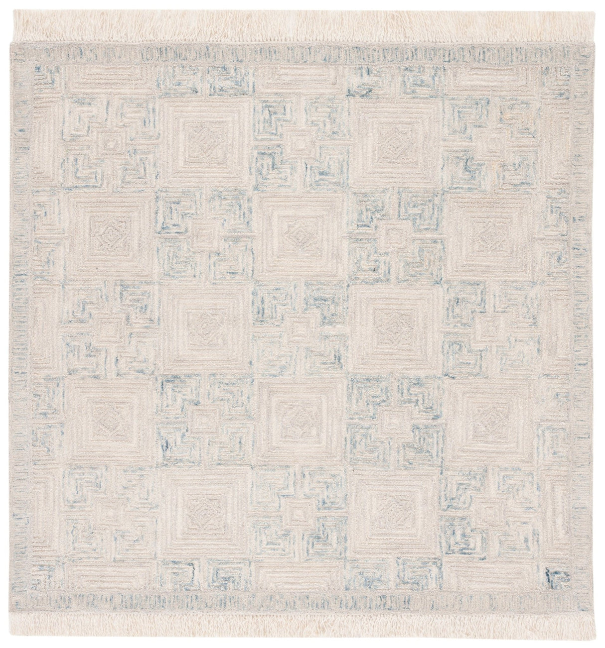 Safavieh Ikat Ikt802B Ivory/Grey Rug - Safavieh - ikt802b - 6sq