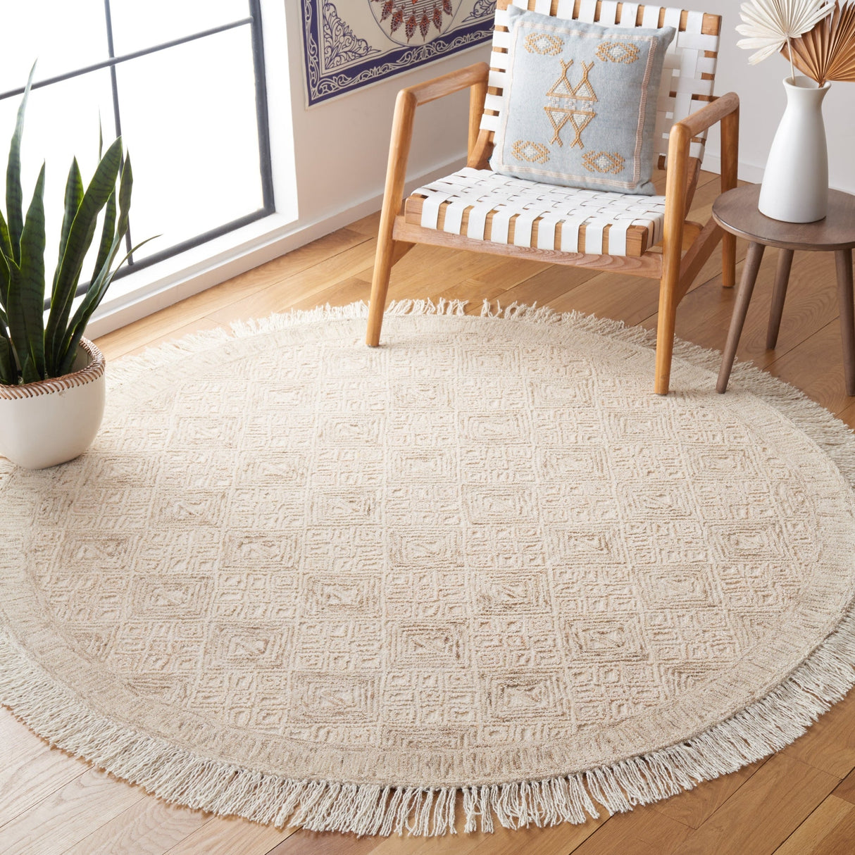 Safavieh Ikat Ikt803B Ivory/Sage Rug - Safavieh - ikt803b - 6r