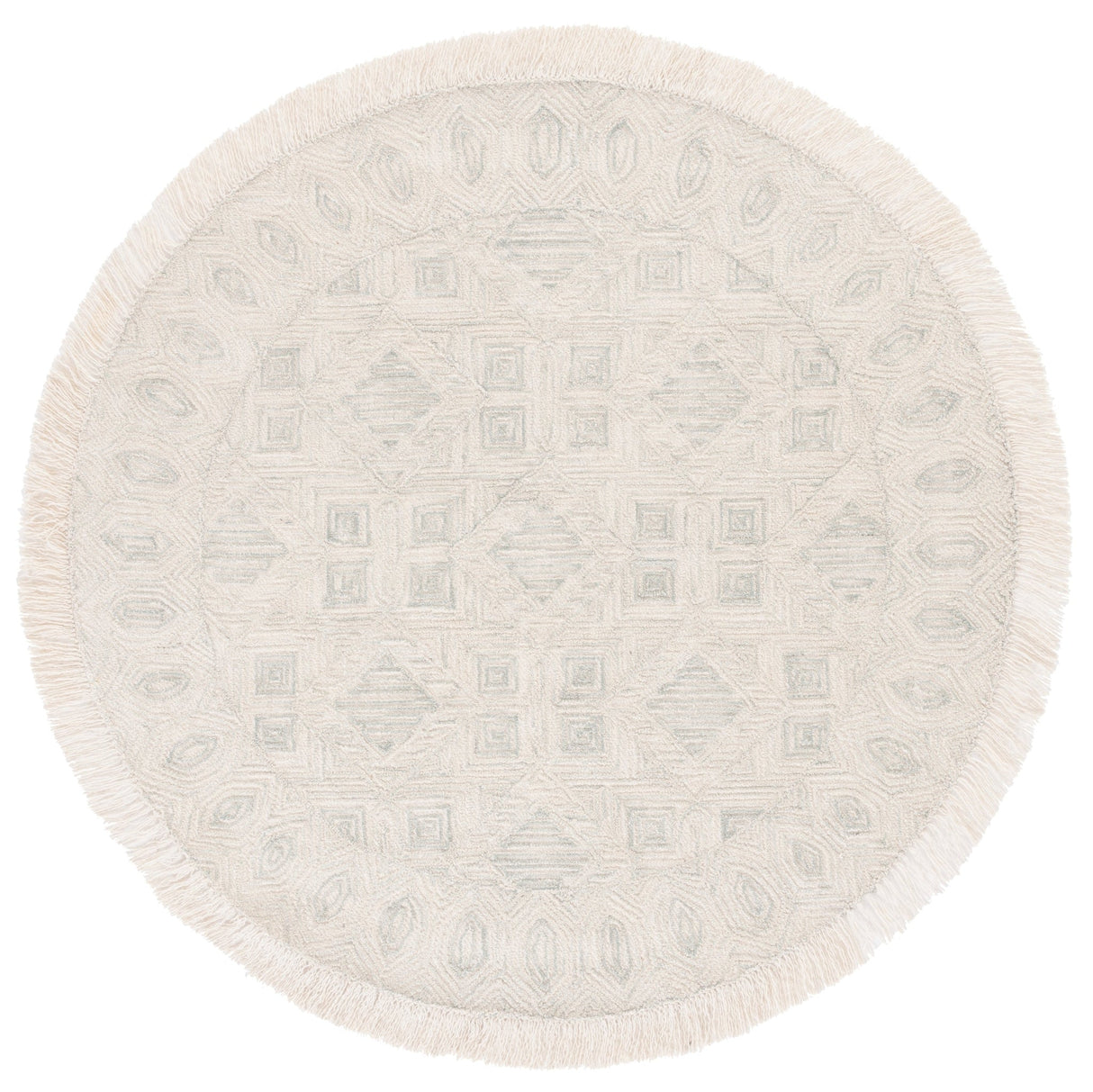 Safavieh Ikat Ikt804B Ivory/Grey Rug - Safavieh - ikt804b - 6r