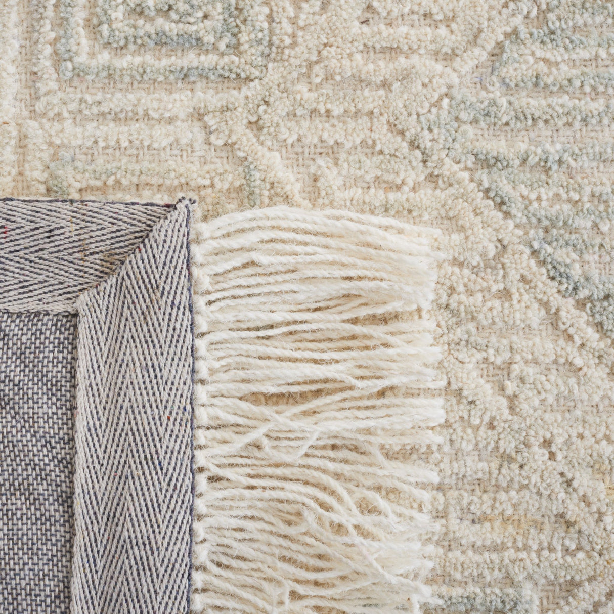 Safavieh Ikat Ikt804B Ivory/Grey Rug - Safavieh - ikt804b - 6r
