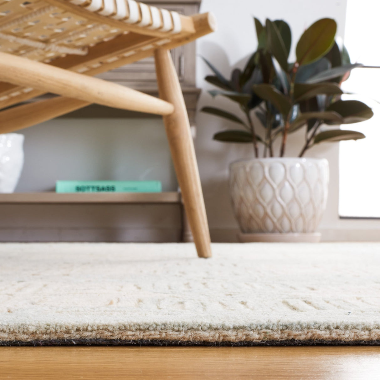 Safavieh Ikat Ikt805B Ivory/Light Blue Rug - Safavieh - ikt805b - 6r