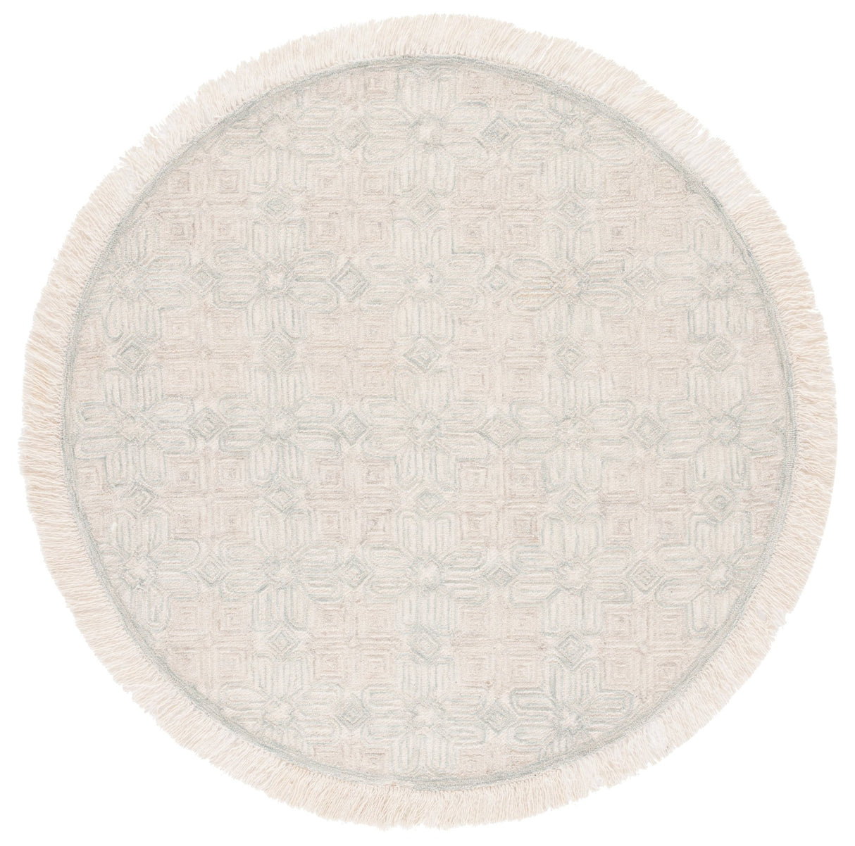 Safavieh Ikat Ikt805B Ivory/Light Blue Rug - Safavieh - ikt805b - 6r