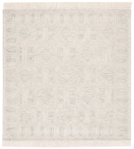 Safavieh Ikat Ikt805B Ivory/Light Blue Rug - Safavieh - ikt805b - 6sq