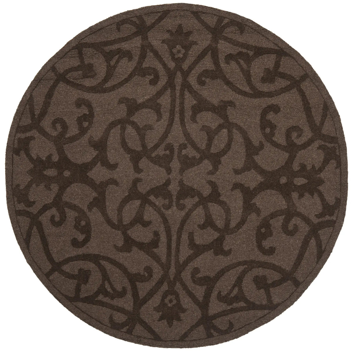 Safavieh Impressions 5'-0" x 5'-0" Rug in Brown