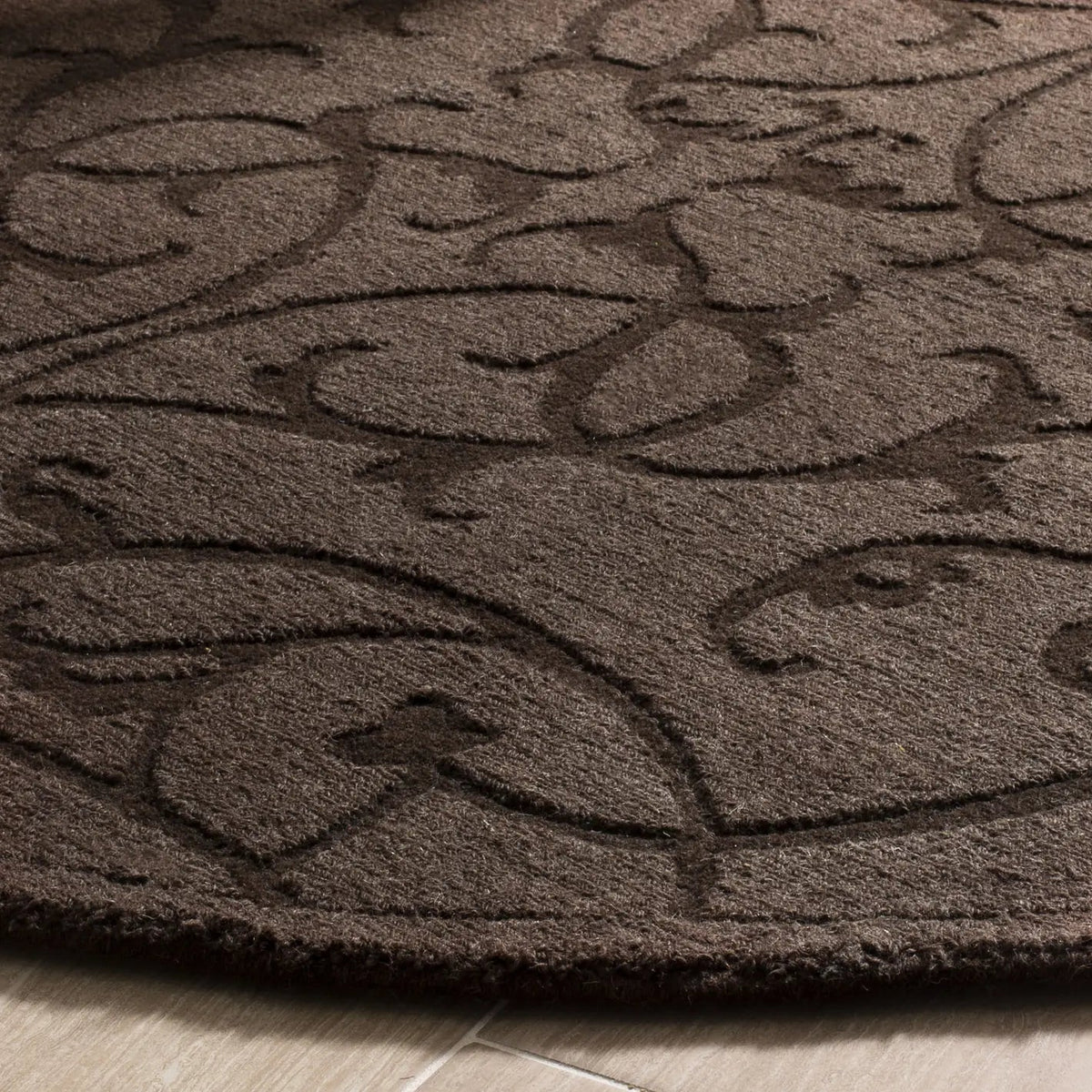 Safavieh Impressions 5'-0" x 5'-0" Rug in Brown