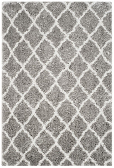 Safavieh Indie Shag Sgi322B Grey / Ivory Rugs - Safavieh - sgi322b - 3