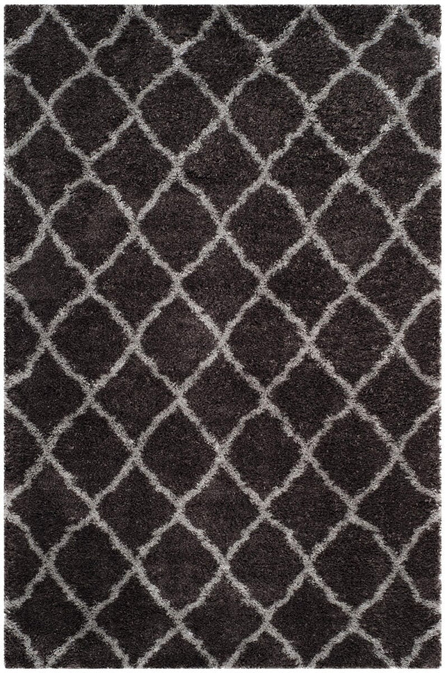 Safavieh Indie Shag Sgi322D Dark Grey / Grey Rugs - Safavieh - sgi322d - 4