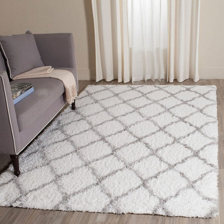 Safavieh Indie Shag Sgi322P Ivory / Grey Rugs - Safavieh - sgi322p - 3