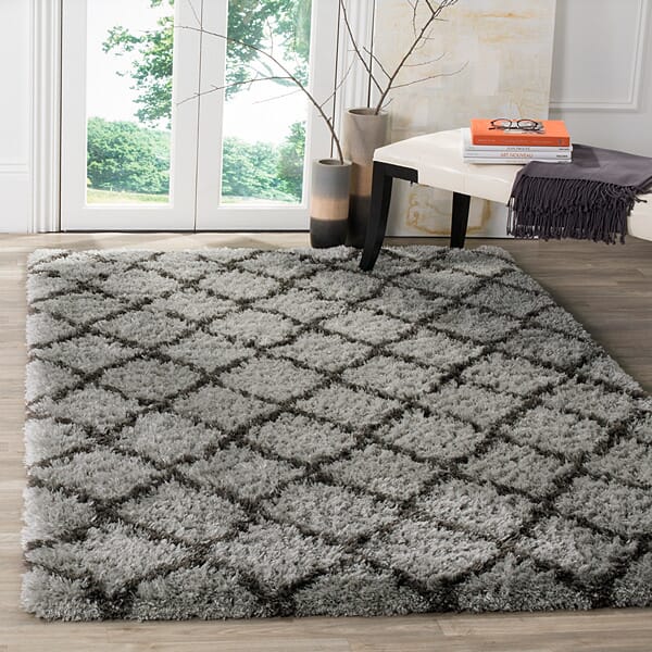 Safavieh Indie Shag Sgi322S Grey / Dark Grey Rugs - Safavieh - sgi322s - 3