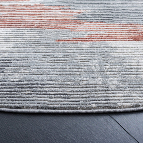 Safavieh Invista Inv534F Light Grey/Rust Rug - Safavieh - inv534f - 4