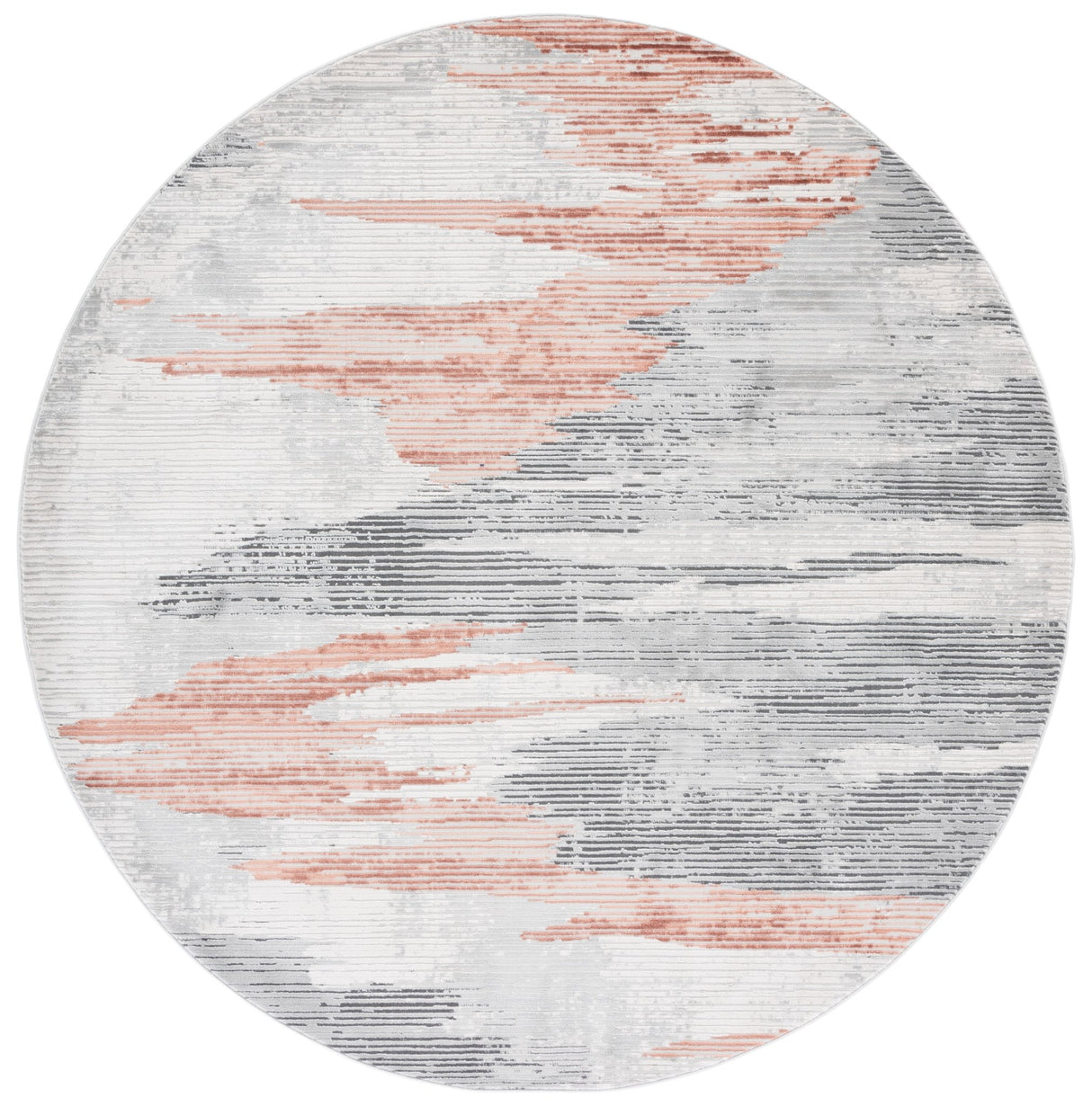 Safavieh Invista Inv534F Light Grey/Rust Rug - Safavieh - inv534f - 4