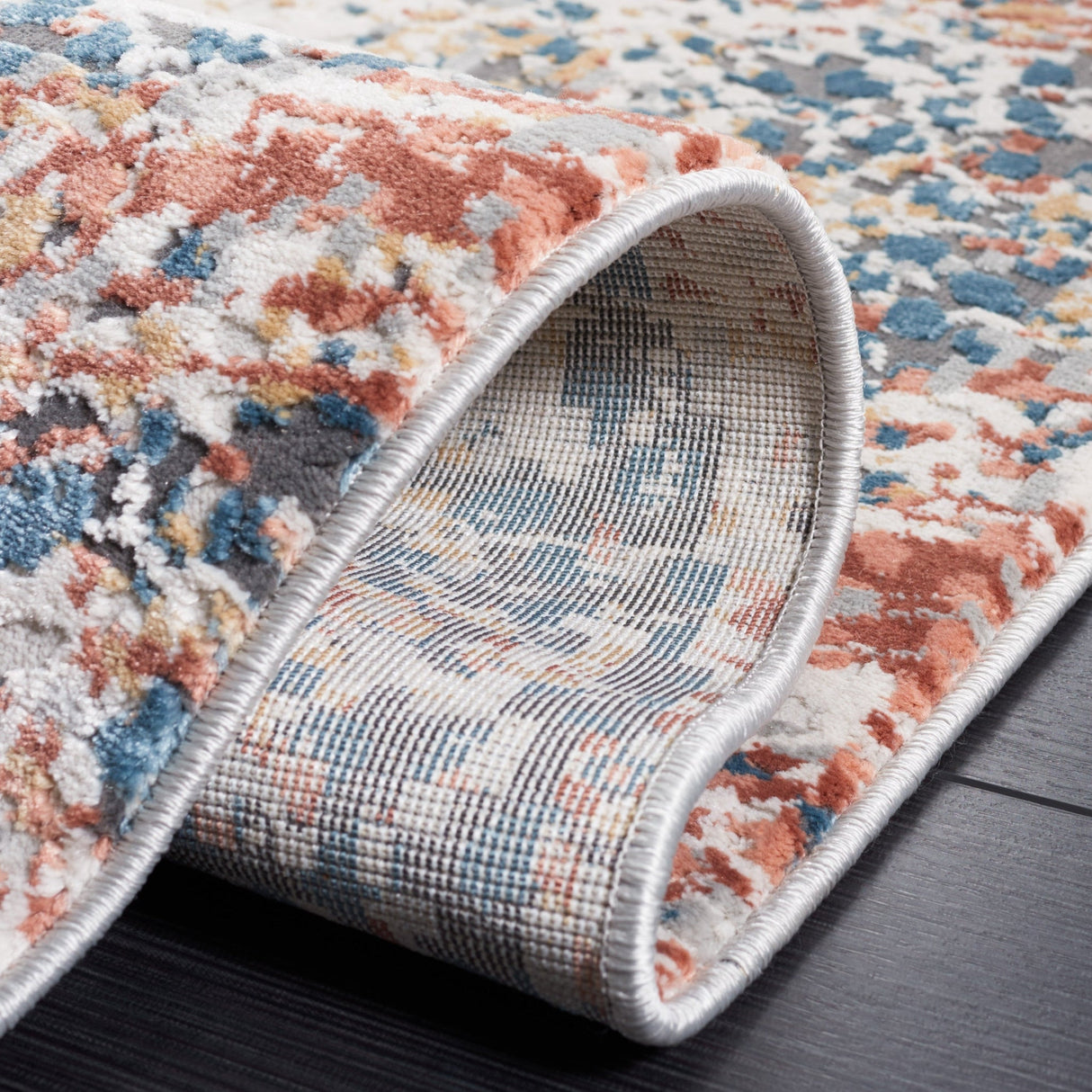 Safavieh Invista Inv592P Navy/Rust Rug - Safavieh - inv592p - 28