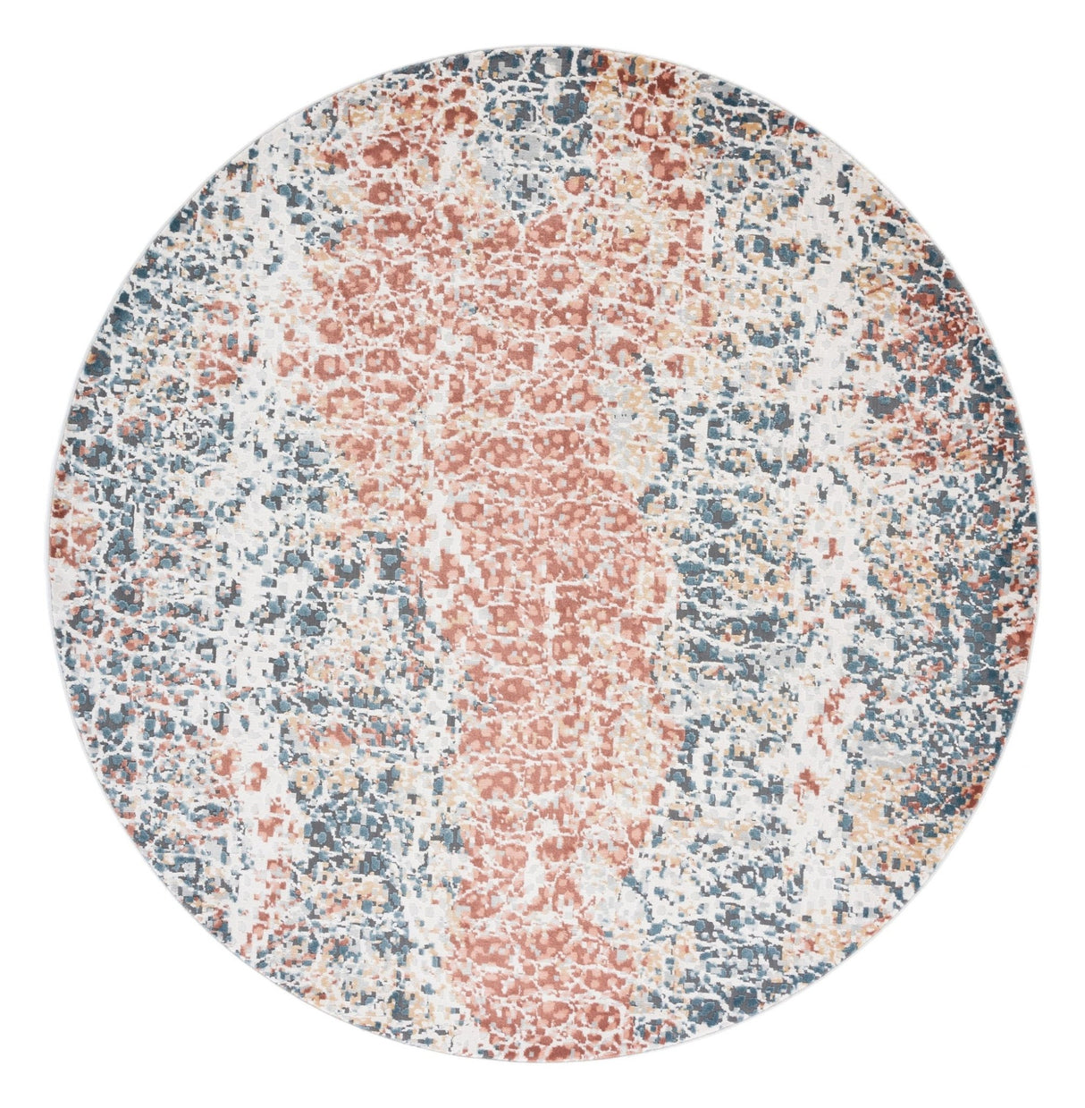 Safavieh Invista Inv592P Navy/Rust Rug - Safavieh - inv592p - 7r