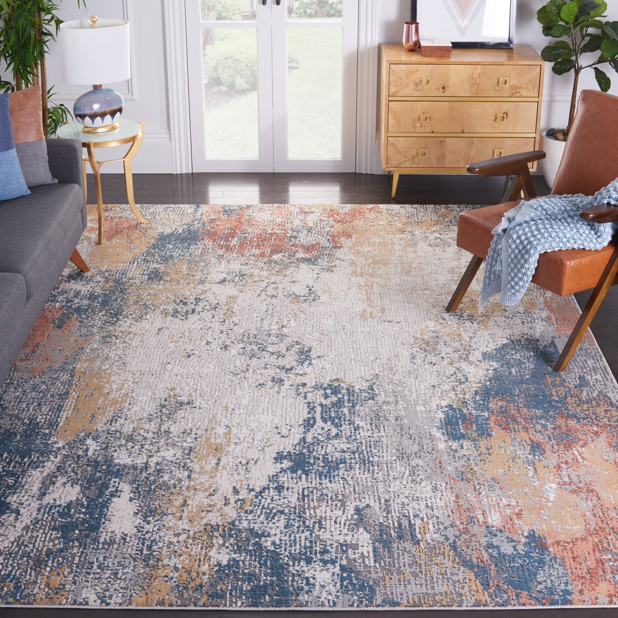 Safavieh Invista Inv593A Ivory/Multi Rug - Safavieh - inv593a - 7r