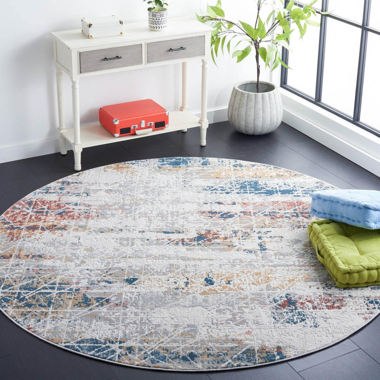 Safavieh Invista Inv599A Grey/Dark Grey Rug - Safavieh - inv599a - 7r