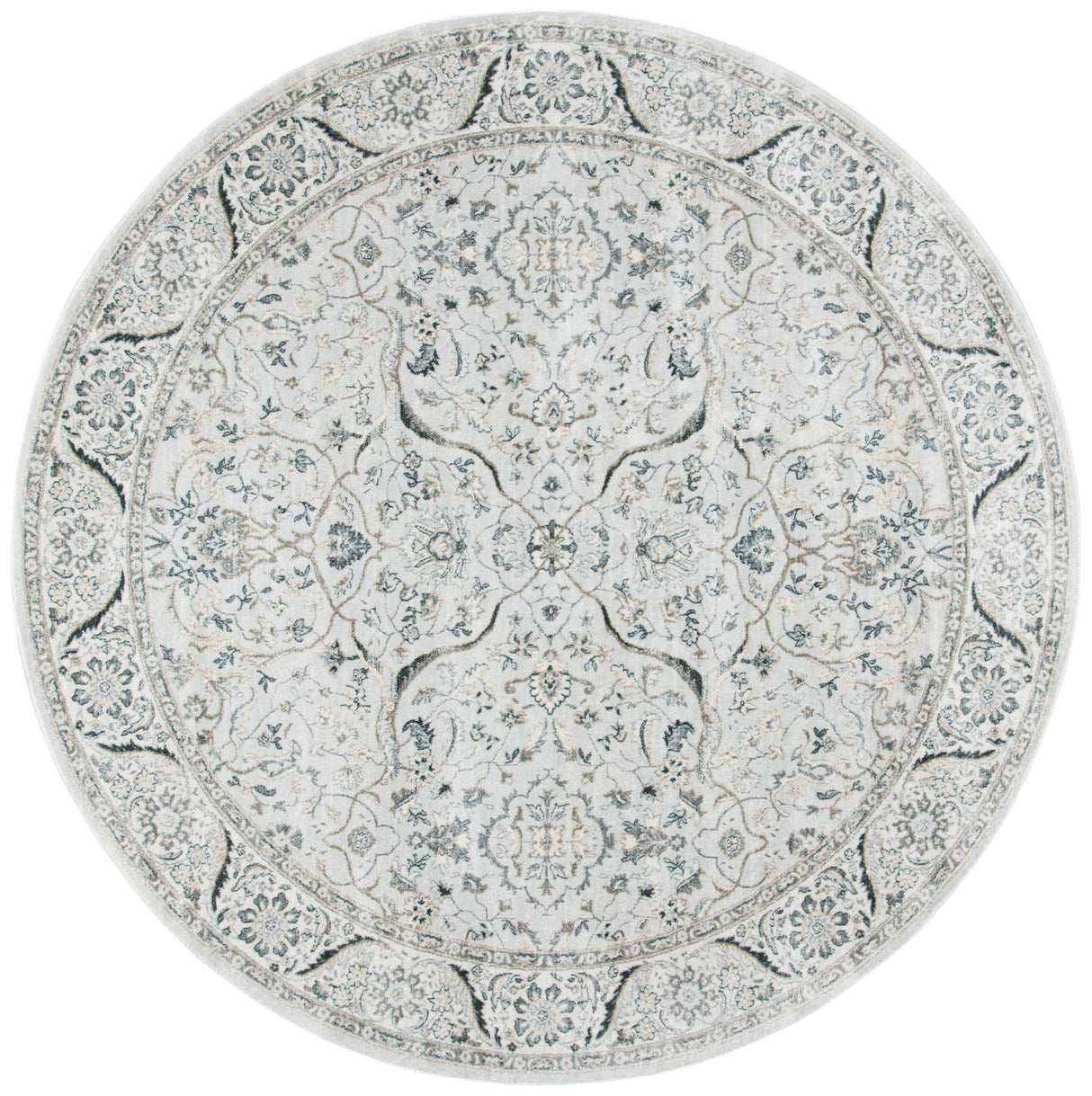 Safavieh Isabella Isa912F Light Grey/Cream Rug - Safavieh - isa912f - 7r
