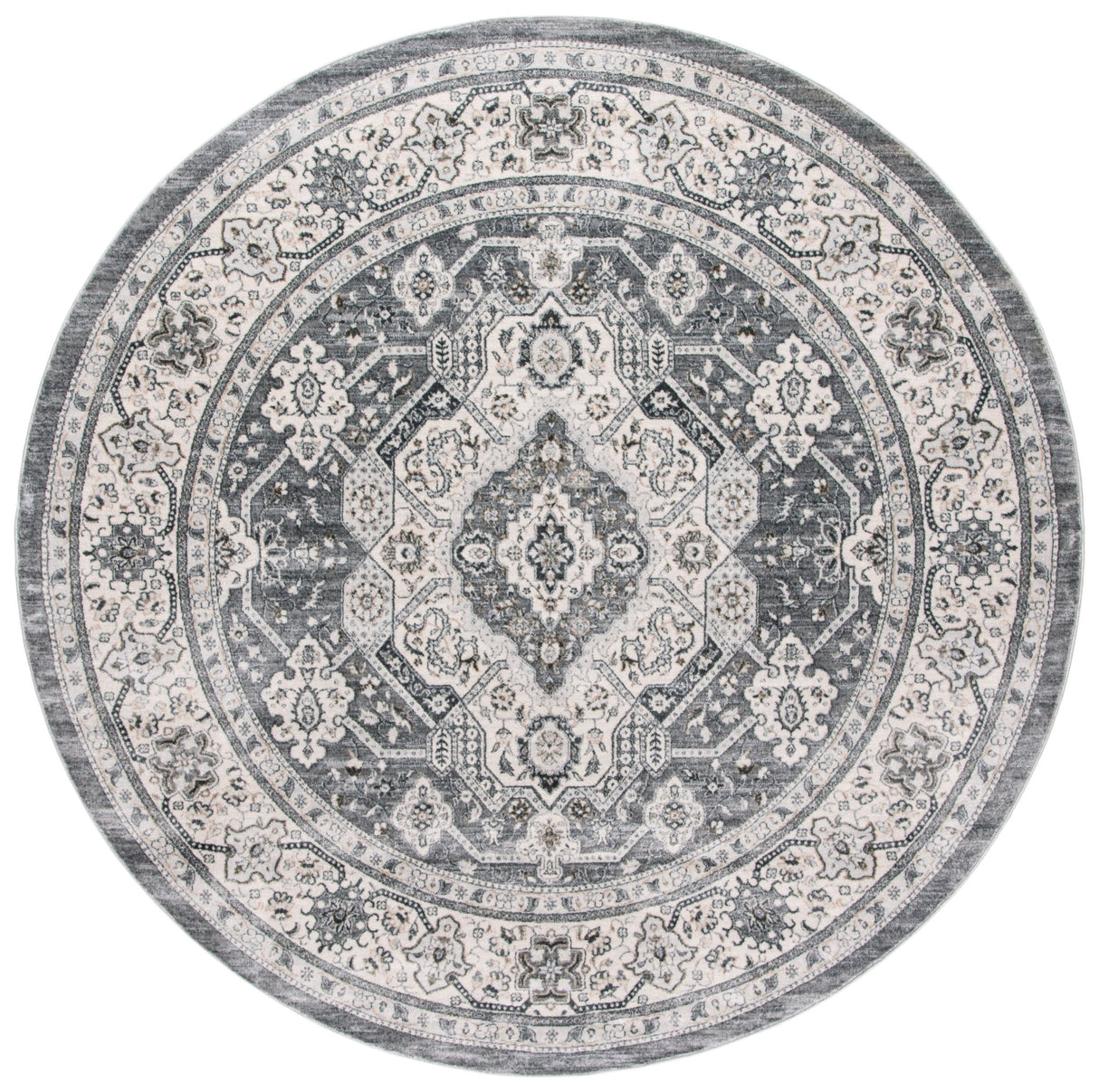 Safavieh Isabella Isa916F Grey/Cream Rug - Safavieh - isa916f - 4r