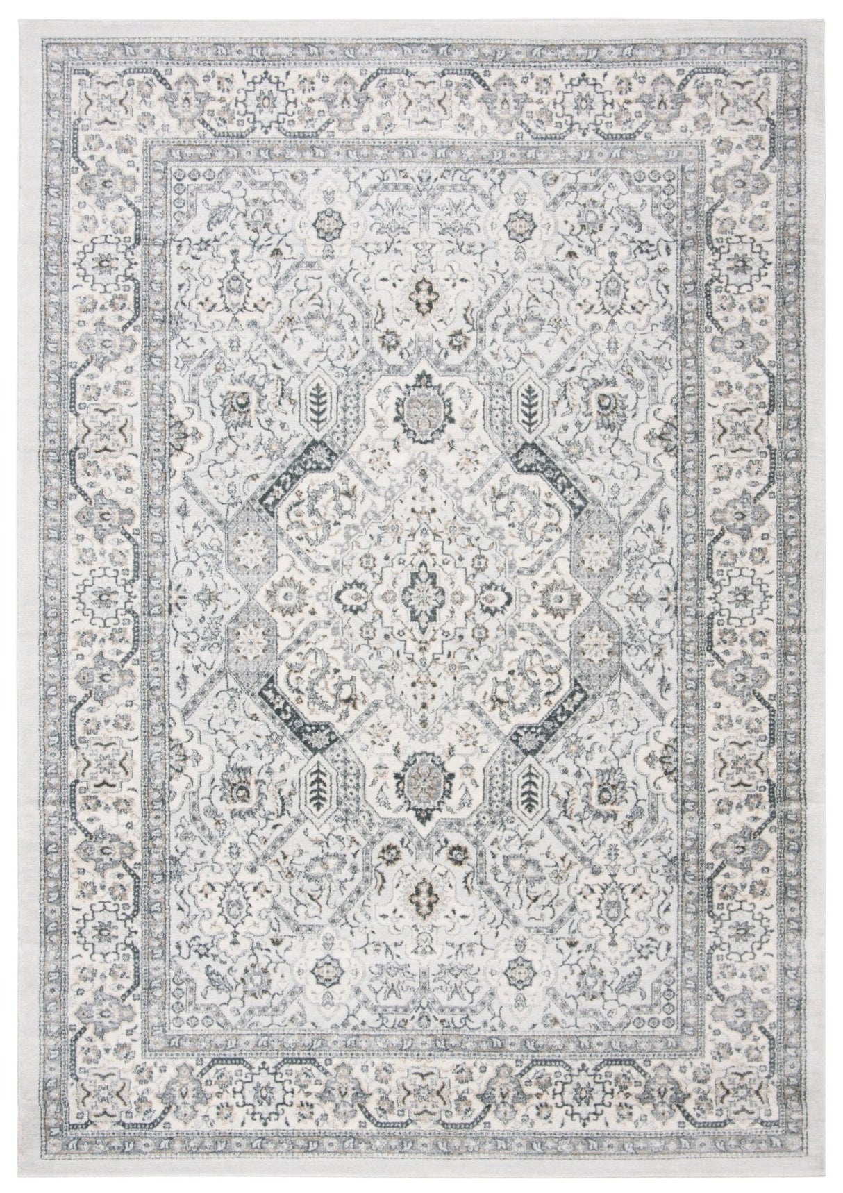 Safavieh Isabella Isa916G Grey/Cream Rugs - Safavieh - isa916g - 3
