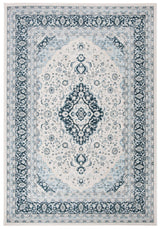 Safavieh Isabella Isa919A Cream/Dark Blue Rug - Safavieh - isa919a - 2