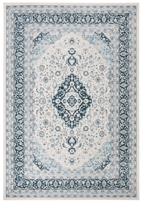 Safavieh Isabella Isa919A Cream/Dark Blue Rug - Safavieh - isa919a - 2