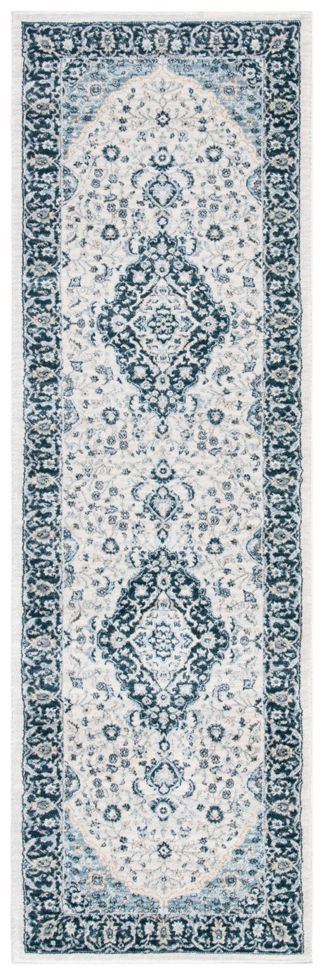 Safavieh Isabella Isa919A Cream/Dark Blue Rug - Safavieh - isa919a - 25