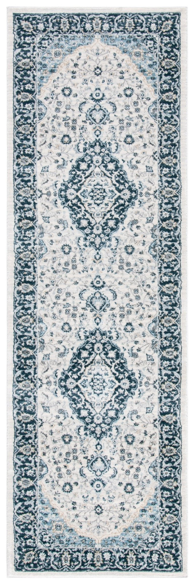 Safavieh Isabella Isa919A Cream/Dark Blue Rug - Safavieh - isa919a - 25