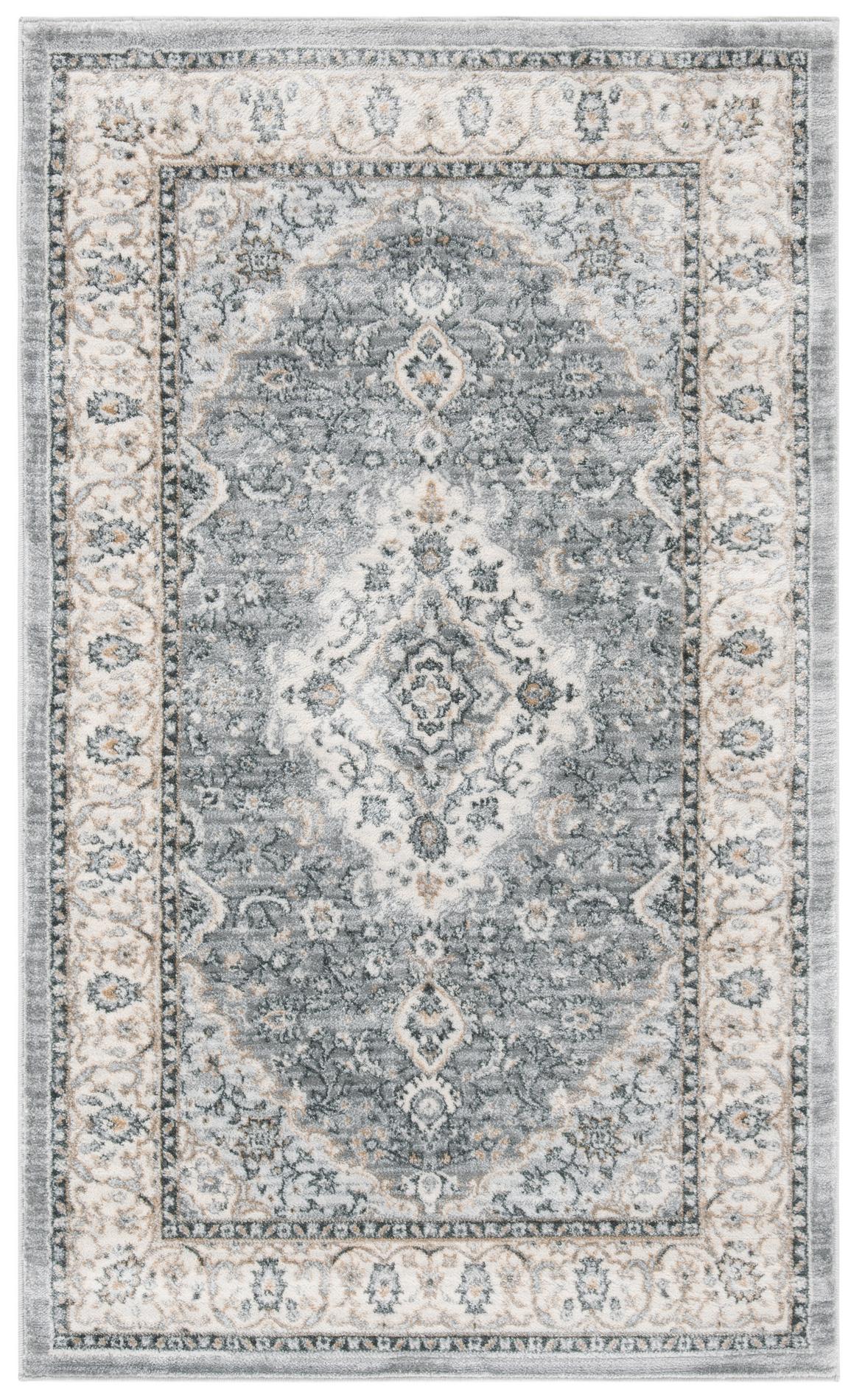 Safavieh Isabella Isa919F Grey/Cream Rug - Safavieh - isa919f - 7r