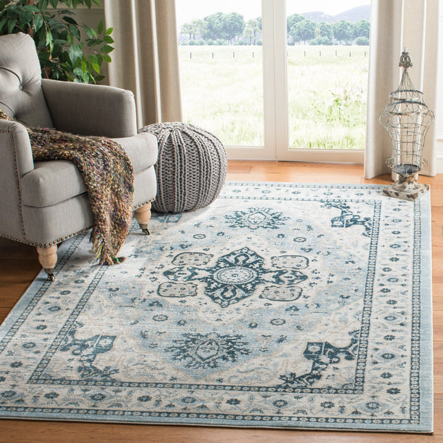 Safavieh Isabella Isa936M Light Blue/Cream Rug - Safavieh - isa936m - 3