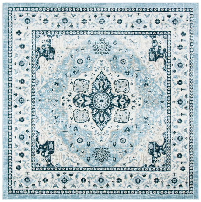 Safavieh Isabella Isa936M Light Blue/Cream Rug - Safavieh - isa936m - 7sq