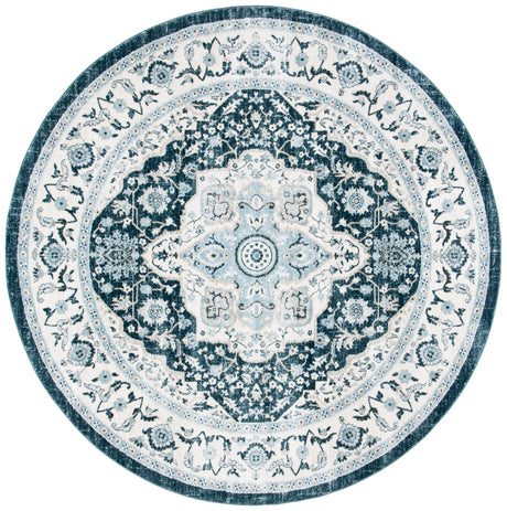 Safavieh Isabella Isa936N Navy/Creme Rug - Safavieh - isa936n - 7r