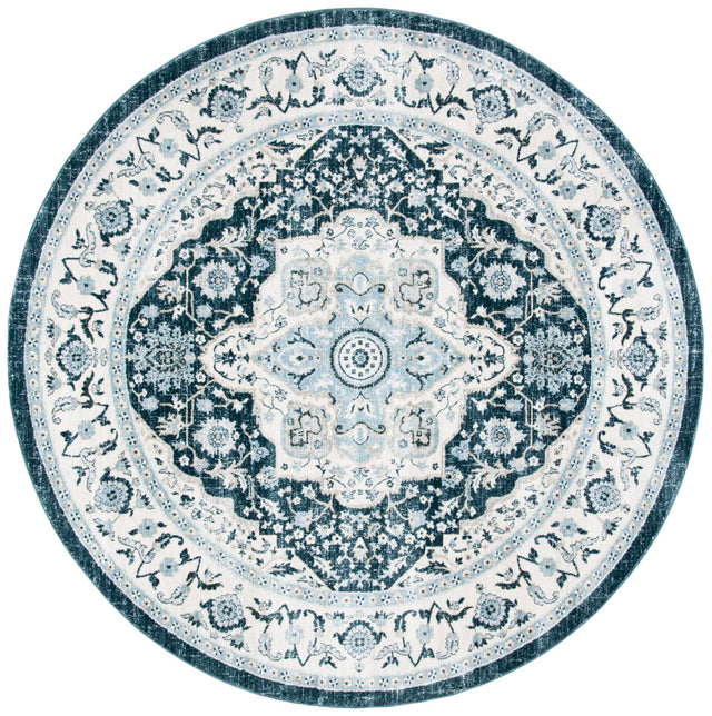 Safavieh Isabella Isa936N Navy/Creme Rug - Safavieh - isa936n - 7r