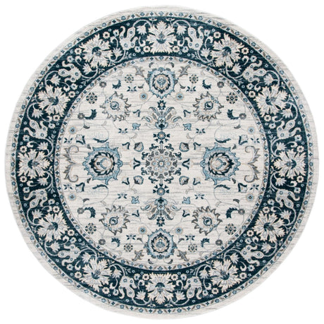 Safavieh Isabella Isa940A Cream/Navy Rug - Safavieh - isa940a - 4r
