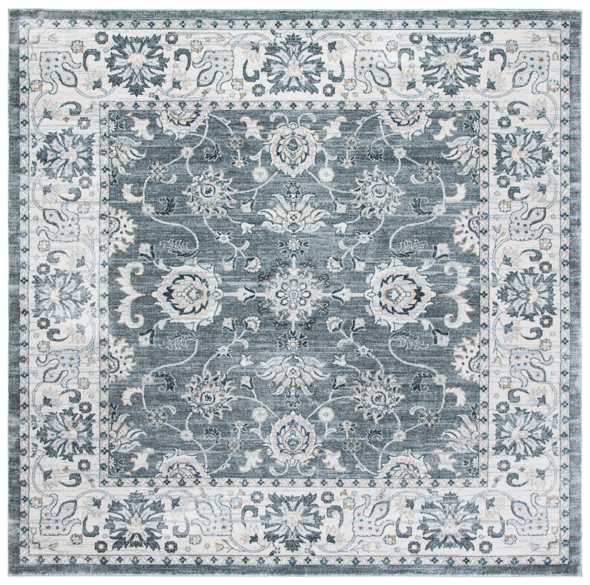 Safavieh Isabella Isa940F Grey/Cream Rug - Safavieh - isa940f - 7sq