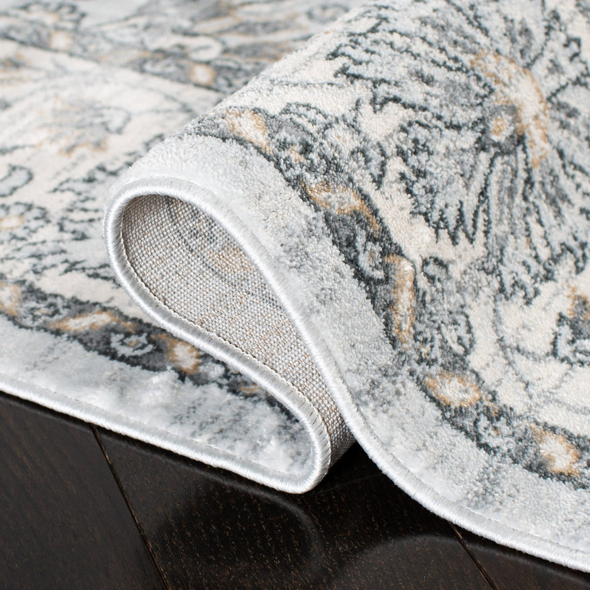 Safavieh Isabella Isa940G Light Grey/Cream Rug - Safavieh - isa940g - 7r