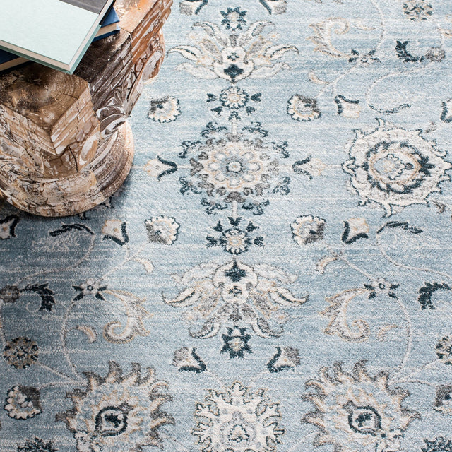 Safavieh Isabella Isa940M Light Blue/Cream Rug - Safavieh - isa940m - 7r