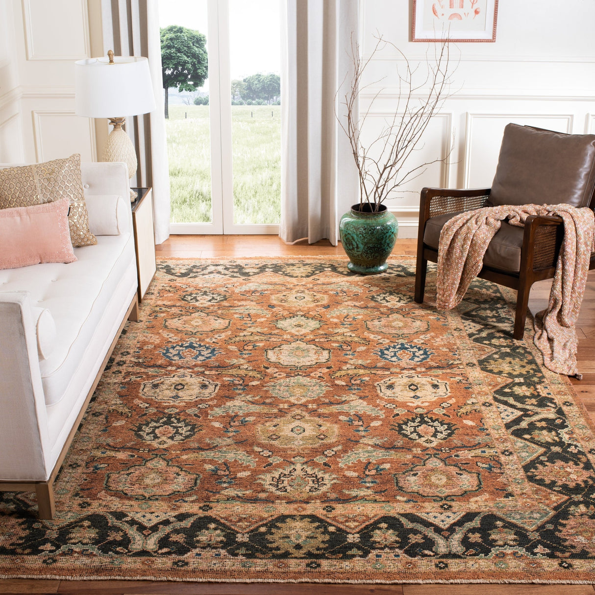 Safavieh Izmir Izm105Q Red/Black Rugs - Safavieh - izm105q - 6