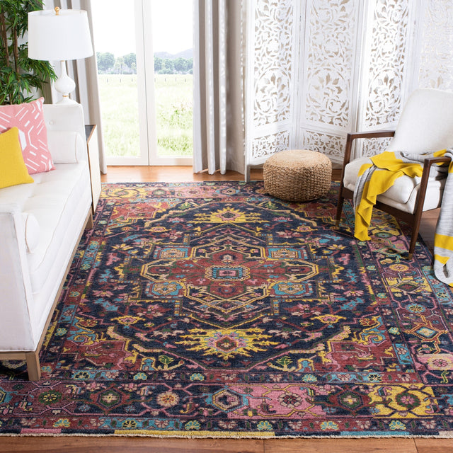 Safavieh Izmir Izm141M Blue/Rust Rugs - Safavieh - izm141m - 6