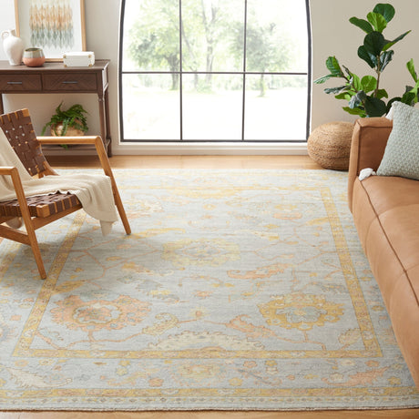 Safavieh Izmir Izm181M Light Blue/Gold Rug - Safavieh - izm181m - 6